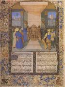 Jean Fouquet The Coronation of Alexander From Histoire Ancienne (after 1470) (mk05) oil on canvas